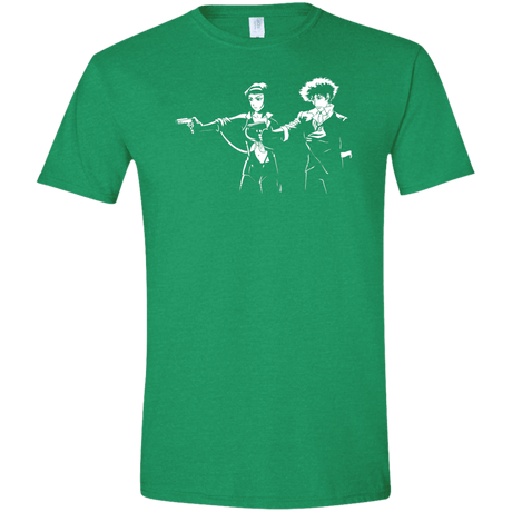 T-Shirts Heather Irish Green / S Cowboy Fiction Men's Semi-Fitted Softstyle