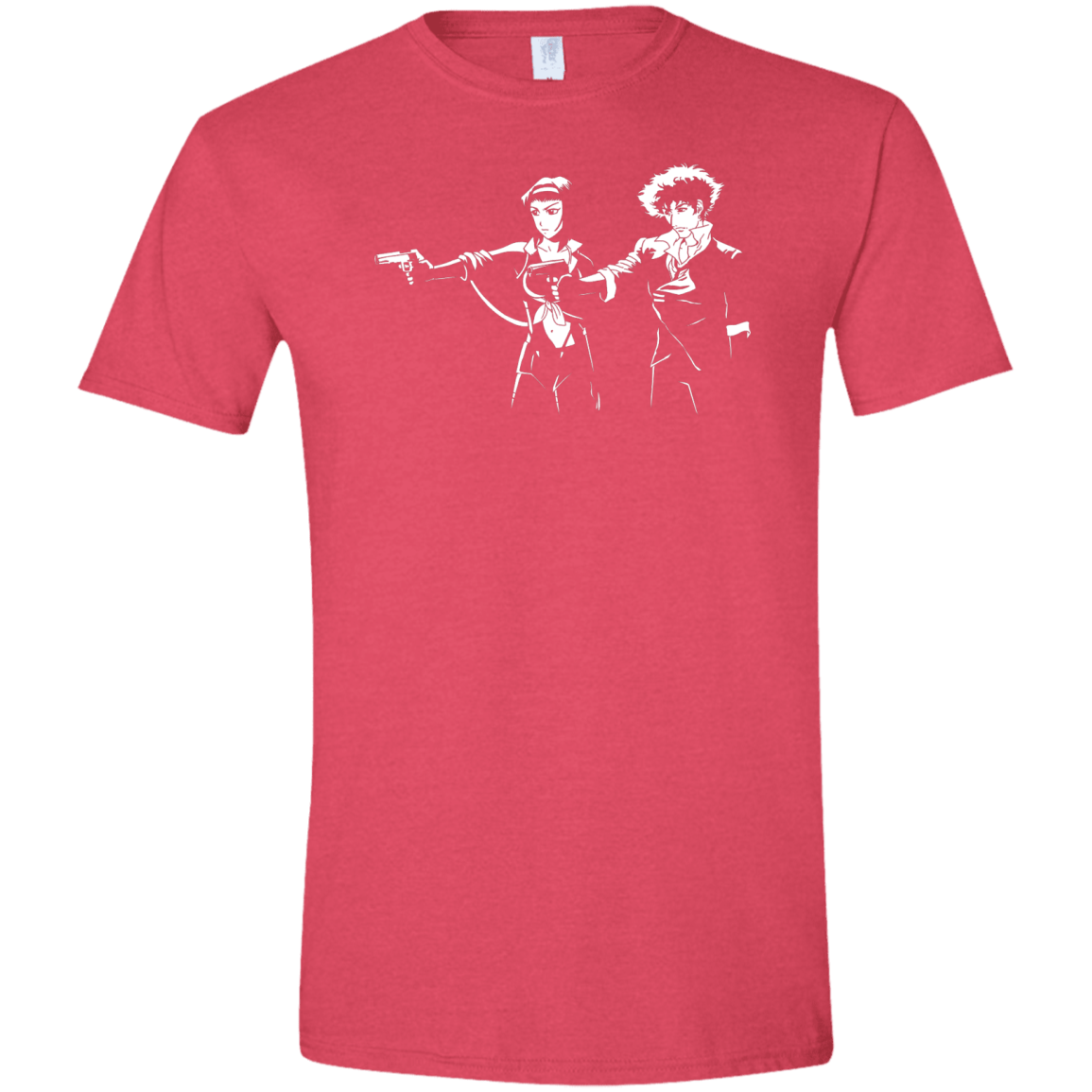 T-Shirts Heather Red / S Cowboy Fiction Men's Semi-Fitted Softstyle