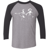 T-Shirts Premium Heather/Vintage Black / X-Small Cowboy Fiction Men's Triblend 3/4 Sleeve