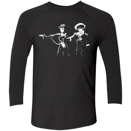 T-Shirts Vintage Black/Vintage Black / X-Small Cowboy Fiction Men's Triblend 3/4 Sleeve
