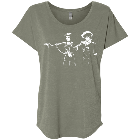 T-Shirts Venetian Grey / X-Small Cowboy Fiction Triblend Dolman Sleeve