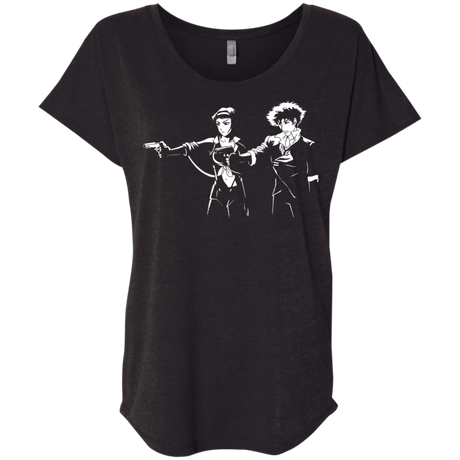 T-Shirts Vintage Black / X-Small Cowboy Fiction Triblend Dolman Sleeve