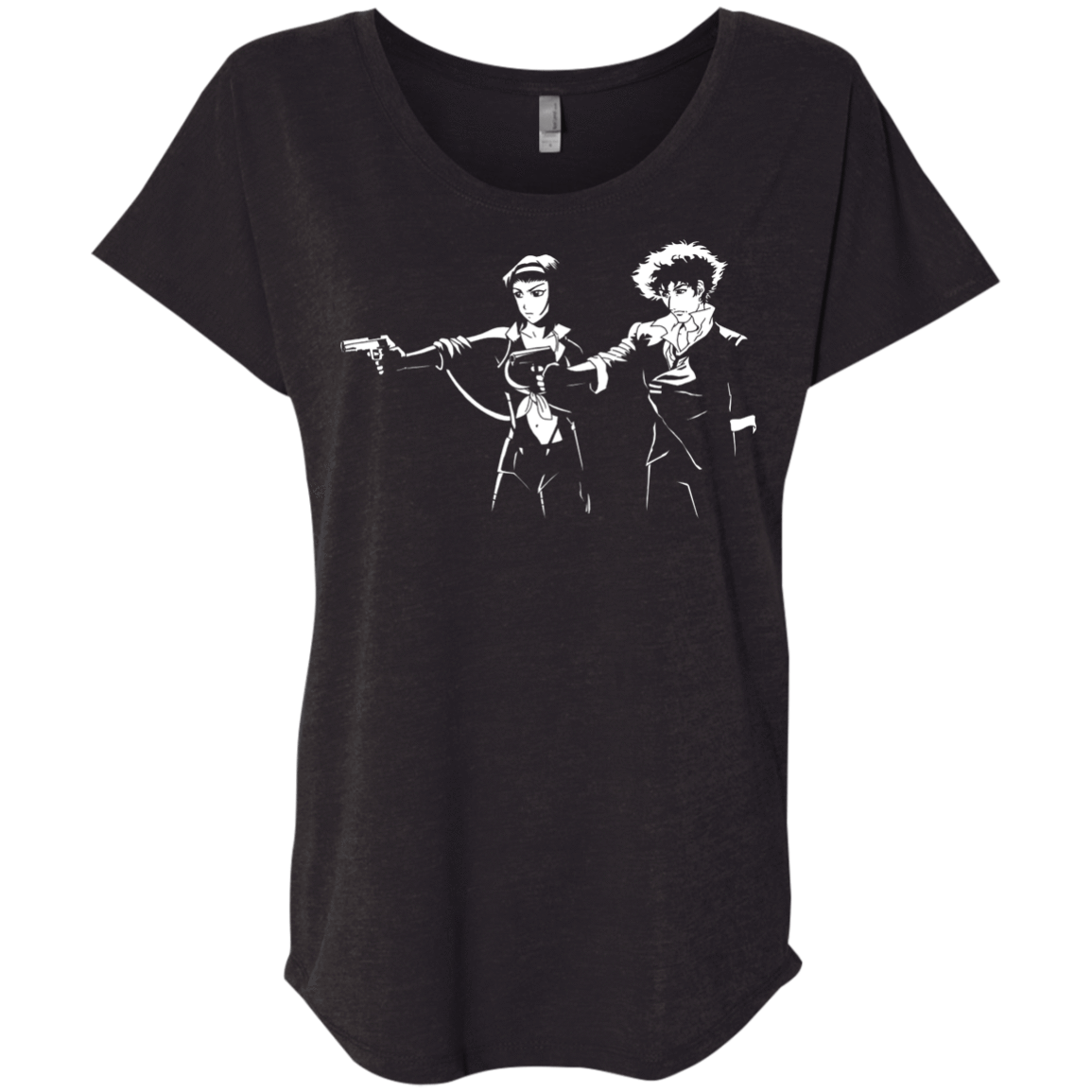 T-Shirts Vintage Black / X-Small Cowboy Fiction Triblend Dolman Sleeve