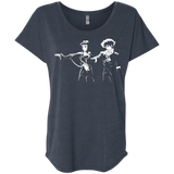 T-Shirts Vintage Navy / X-Small Cowboy Fiction Triblend Dolman Sleeve