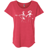 T-Shirts Vintage Red / X-Small Cowboy Fiction Triblend Dolman Sleeve