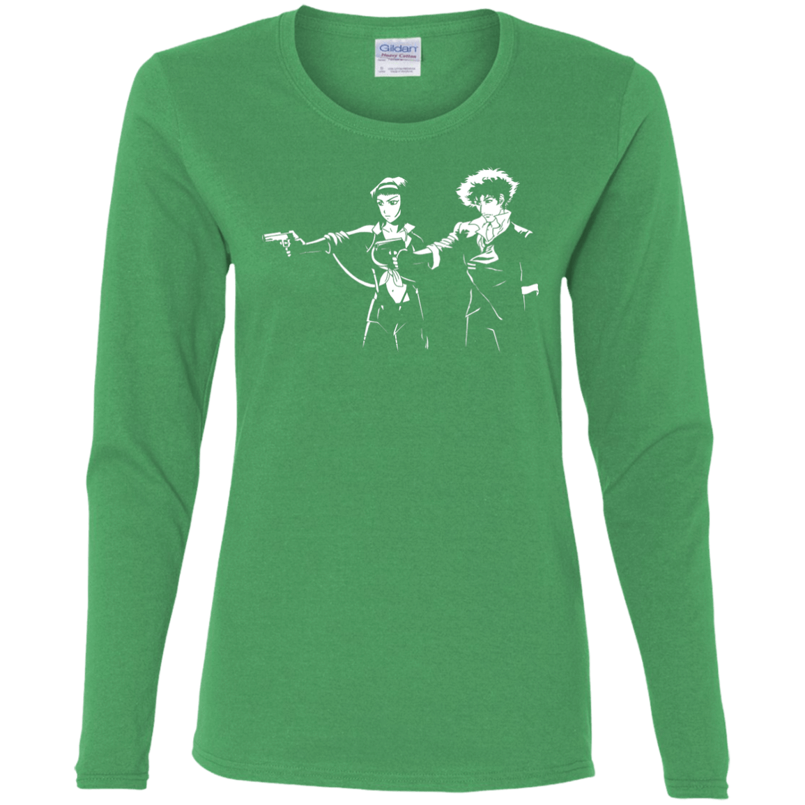 T-Shirts Irish Green / S Cowboy Fiction Women's Long Sleeve T-Shirt