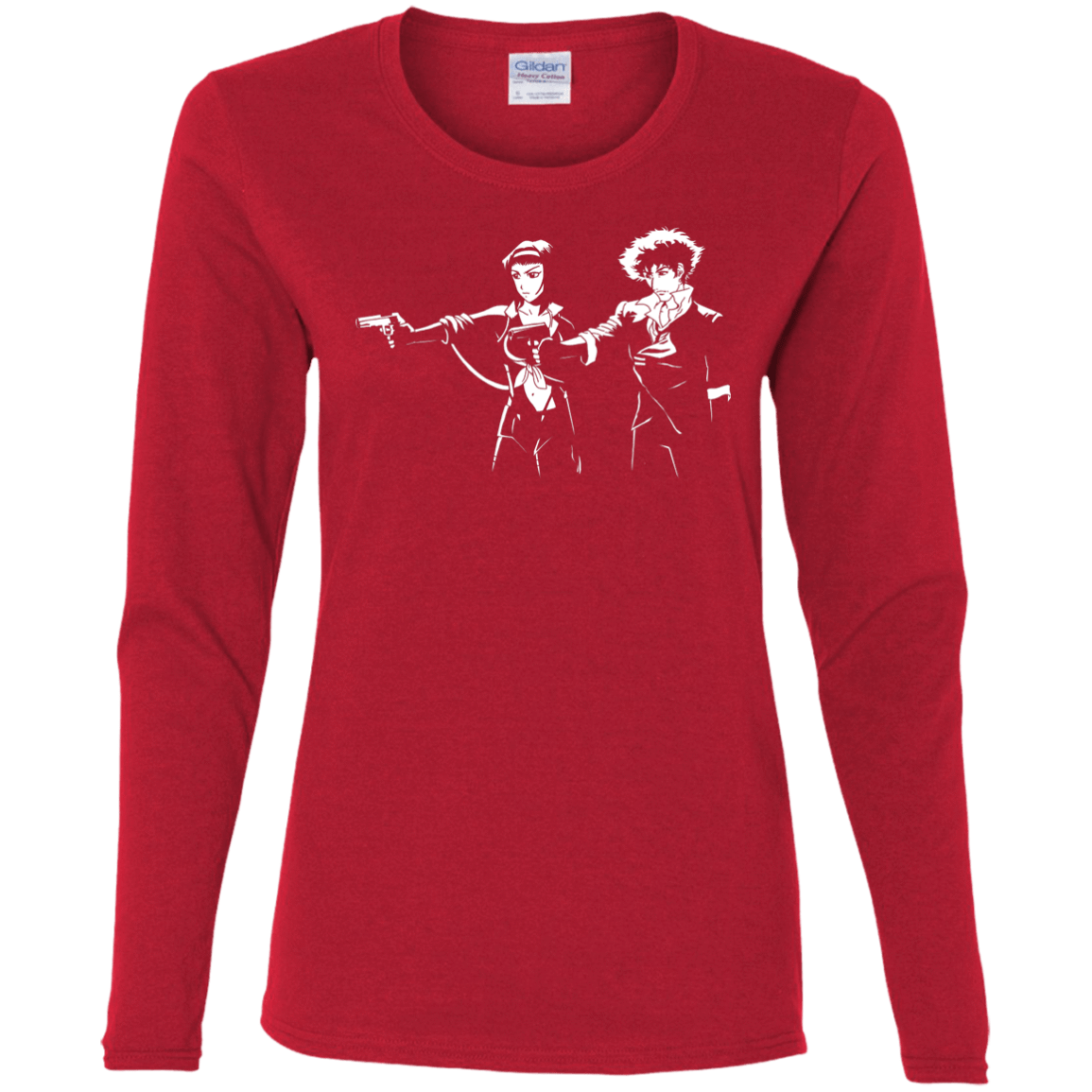 T-Shirts Red / S Cowboy Fiction Women's Long Sleeve T-Shirt