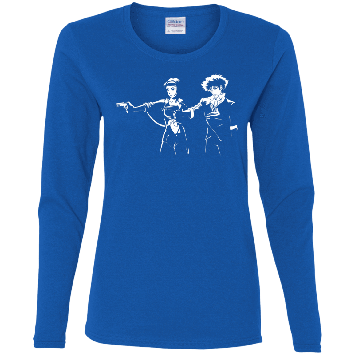 T-Shirts Royal / S Cowboy Fiction Women's Long Sleeve T-Shirt