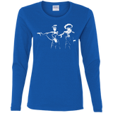 T-Shirts Royal / S Cowboy Fiction Women's Long Sleeve T-Shirt