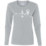 T-Shirts Sport Grey / S Cowboy Fiction Women's Long Sleeve T-Shirt