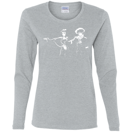 T-Shirts Sport Grey / S Cowboy Fiction Women's Long Sleeve T-Shirt