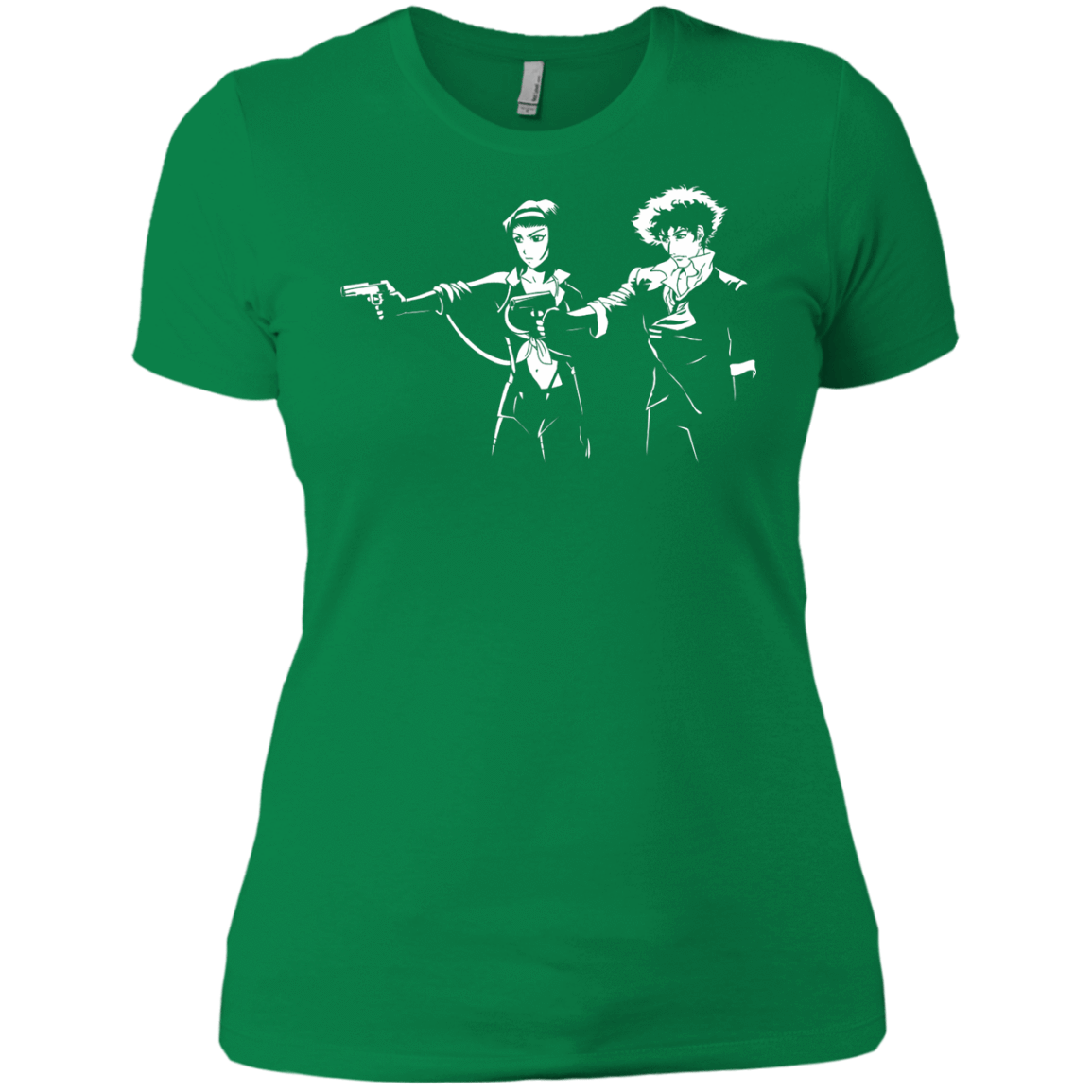 T-Shirts Kelly Green / X-Small Cowboy Fiction Women's Premium T-Shirt
