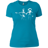 T-Shirts Turquoise / X-Small Cowboy Fiction Women's Premium T-Shirt