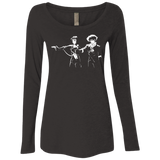 T-Shirts Vintage Black / S Cowboy Fiction Women's Triblend Long Sleeve Shirt