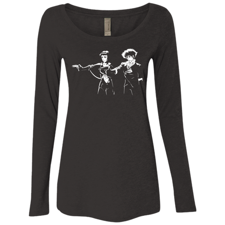 T-Shirts Vintage Black / S Cowboy Fiction Women's Triblend Long Sleeve Shirt