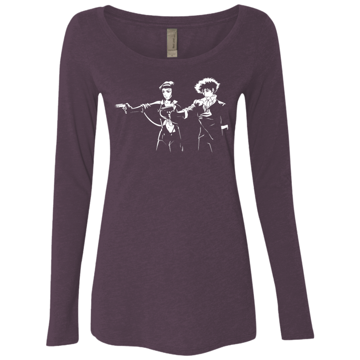 T-Shirts Vintage Purple / S Cowboy Fiction Women's Triblend Long Sleeve Shirt