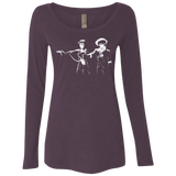 T-Shirts Vintage Purple / S Cowboy Fiction Women's Triblend Long Sleeve Shirt