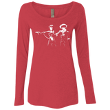 T-Shirts Vintage Red / S Cowboy Fiction Women's Triblend Long Sleeve Shirt