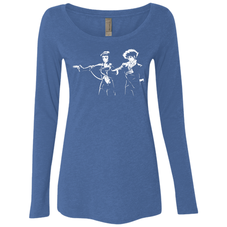 T-Shirts Vintage Royal / S Cowboy Fiction Women's Triblend Long Sleeve Shirt