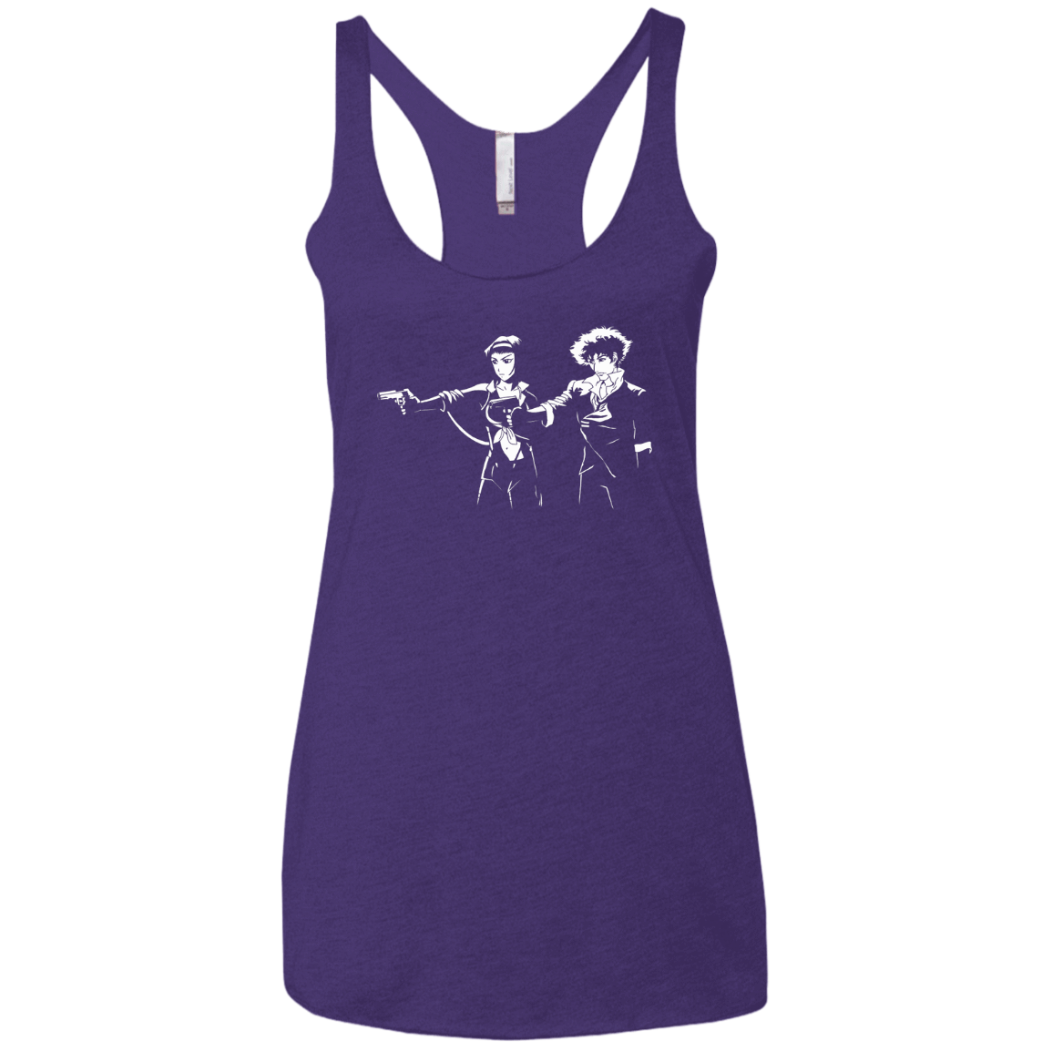 T-Shirts Purple Rush / X-Small Cowboy Fiction Women's Triblend Racerback Tank