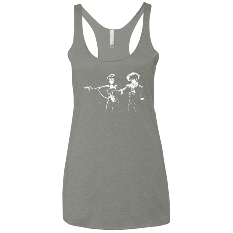 T-Shirts Venetian Grey / X-Small Cowboy Fiction Women's Triblend Racerback Tank