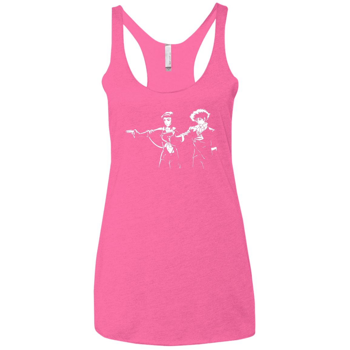 T-Shirts Vintage Pink / X-Small Cowboy Fiction Women's Triblend Racerback Tank