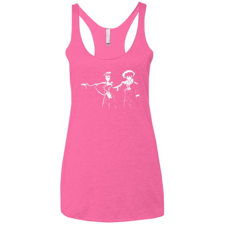T-Shirts Vintage Pink / X-Small Cowboy Fiction Women's Triblend Racerback Tank