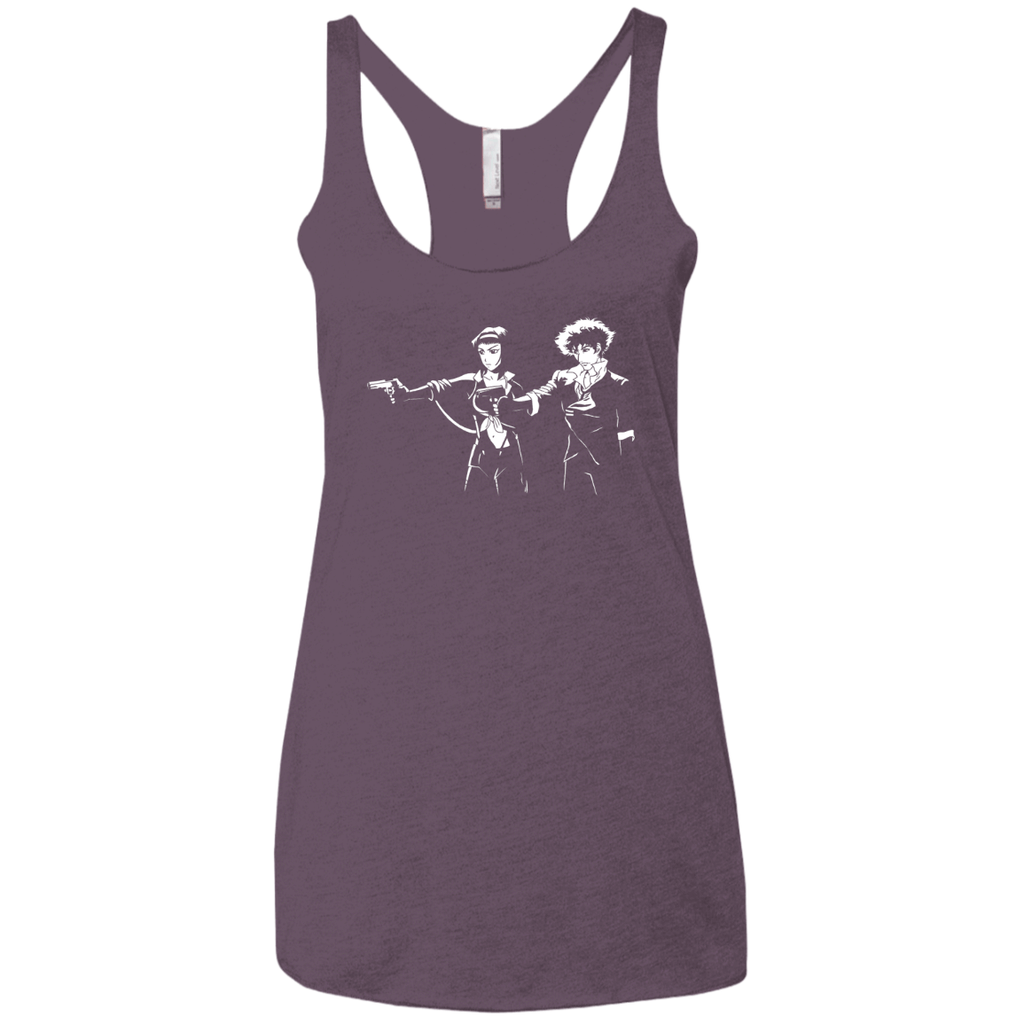 T-Shirts Vintage Purple / X-Small Cowboy Fiction Women's Triblend Racerback Tank