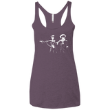 T-Shirts Vintage Purple / X-Small Cowboy Fiction Women's Triblend Racerback Tank