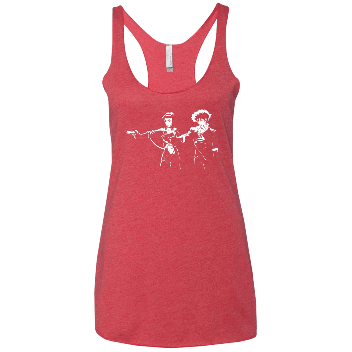 T-Shirts Vintage Red / X-Small Cowboy Fiction Women's Triblend Racerback Tank