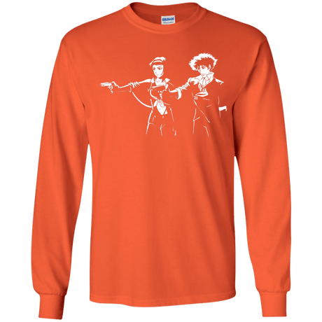 T-Shirts Orange / YS Cowboy Fiction Youth Long Sleeve T-Shirt