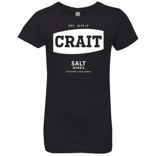 T-Shirts Black / YXS Crait Saxa Salt Girls Premium T-Shirt
