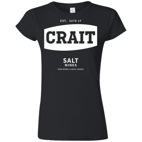 T-Shirts Black / S Crait Saxa Salt Junior Slimmer-Fit T-Shirt