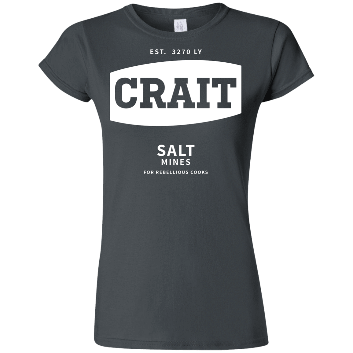 T-Shirts Charcoal / S Crait Saxa Salt Junior Slimmer-Fit T-Shirt