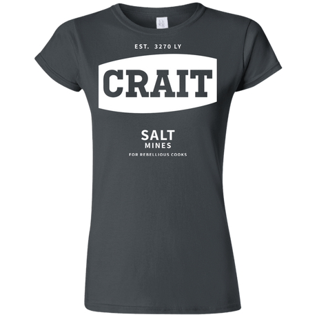 T-Shirts Charcoal / S Crait Saxa Salt Junior Slimmer-Fit T-Shirt