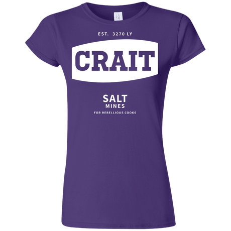 T-Shirts Purple / S Crait Saxa Salt Junior Slimmer-Fit T-Shirt