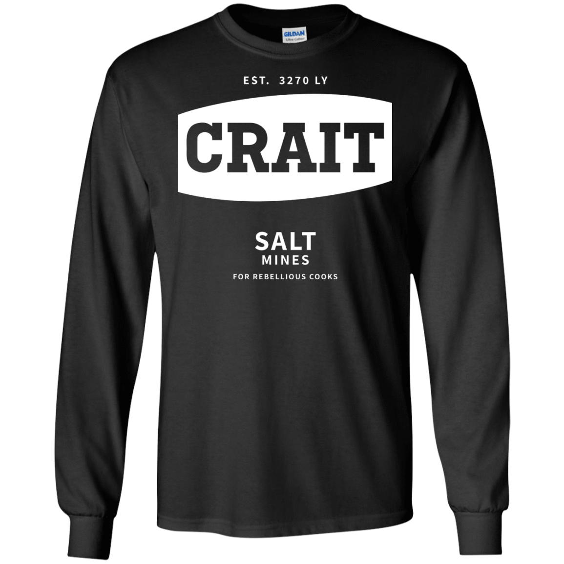 T-Shirts Black / S Crait Saxa Salt Men's Long Sleeve T-Shirt