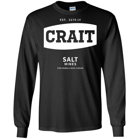 T-Shirts Black / S Crait Saxa Salt Men's Long Sleeve T-Shirt