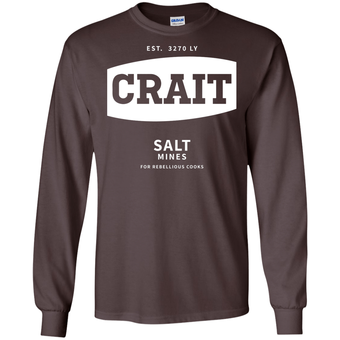 T-Shirts Dark Chocolate / S Crait Saxa Salt Men's Long Sleeve T-Shirt