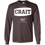 T-Shirts Dark Chocolate / S Crait Saxa Salt Men's Long Sleeve T-Shirt