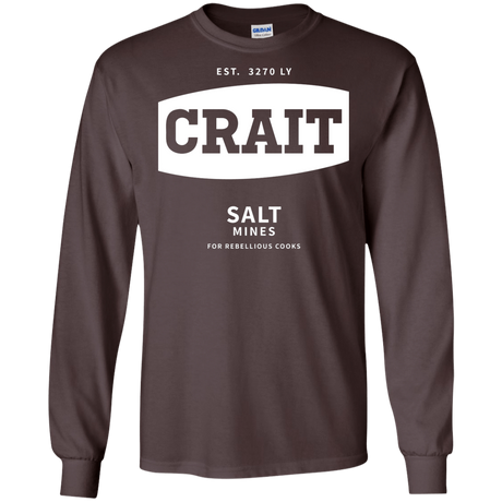 T-Shirts Dark Chocolate / S Crait Saxa Salt Men's Long Sleeve T-Shirt