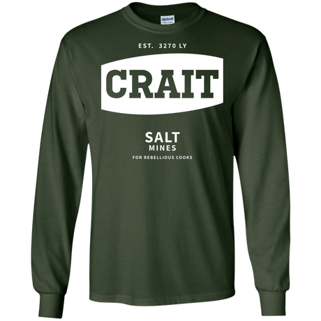 T-Shirts Forest Green / S Crait Saxa Salt Men's Long Sleeve T-Shirt