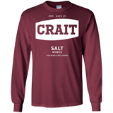 T-Shirts Maroon / S Crait Saxa Salt Men's Long Sleeve T-Shirt