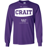 T-Shirts Purple / S Crait Saxa Salt Men's Long Sleeve T-Shirt