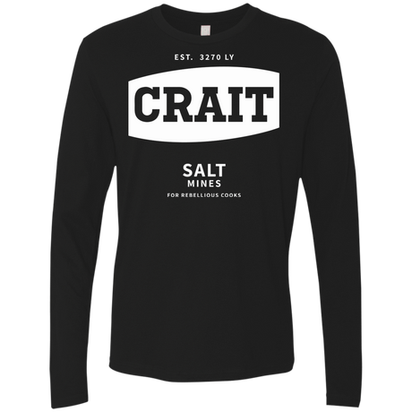 T-Shirts Black / S Crait Saxa Salt Men's Premium Long Sleeve