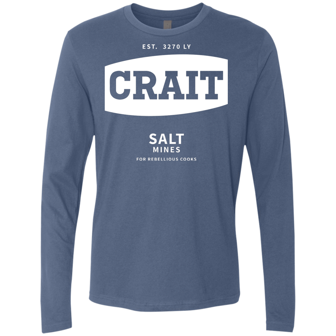 T-Shirts Indigo / S Crait Saxa Salt Men's Premium Long Sleeve