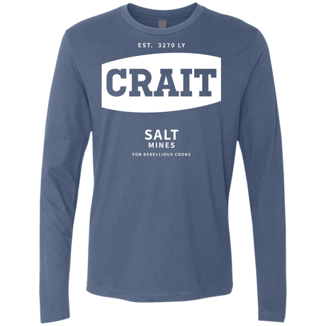 T-Shirts Indigo / S Crait Saxa Salt Men's Premium Long Sleeve