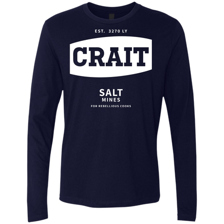 T-Shirts Midnight Navy / S Crait Saxa Salt Men's Premium Long Sleeve