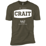 T-Shirts Military Green / X-Small Crait Saxa Salt Men's Premium T-Shirt