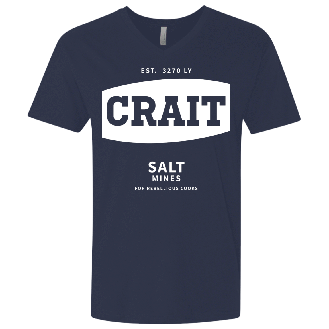 T-Shirts Midnight Navy / X-Small Crait Saxa Salt Men's Premium V-Neck